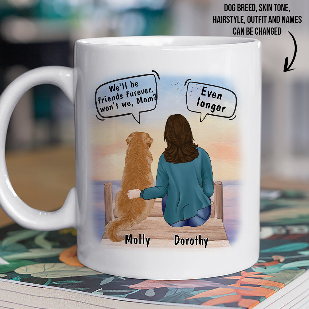 Friend Forever - Exquisite Personalized Custom Coffee Mug for Pet Lovers