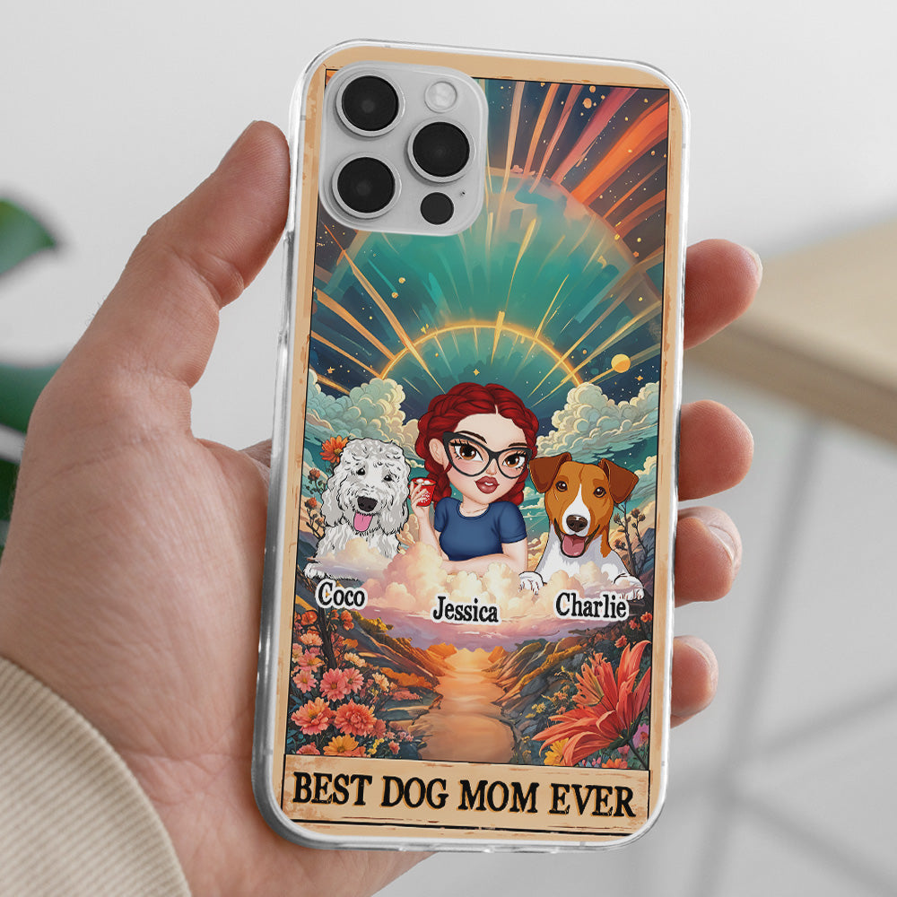 Customizable Dog Mom Tarot Personalized Phone Case - Ideal Gift for Canine - Loving Moms