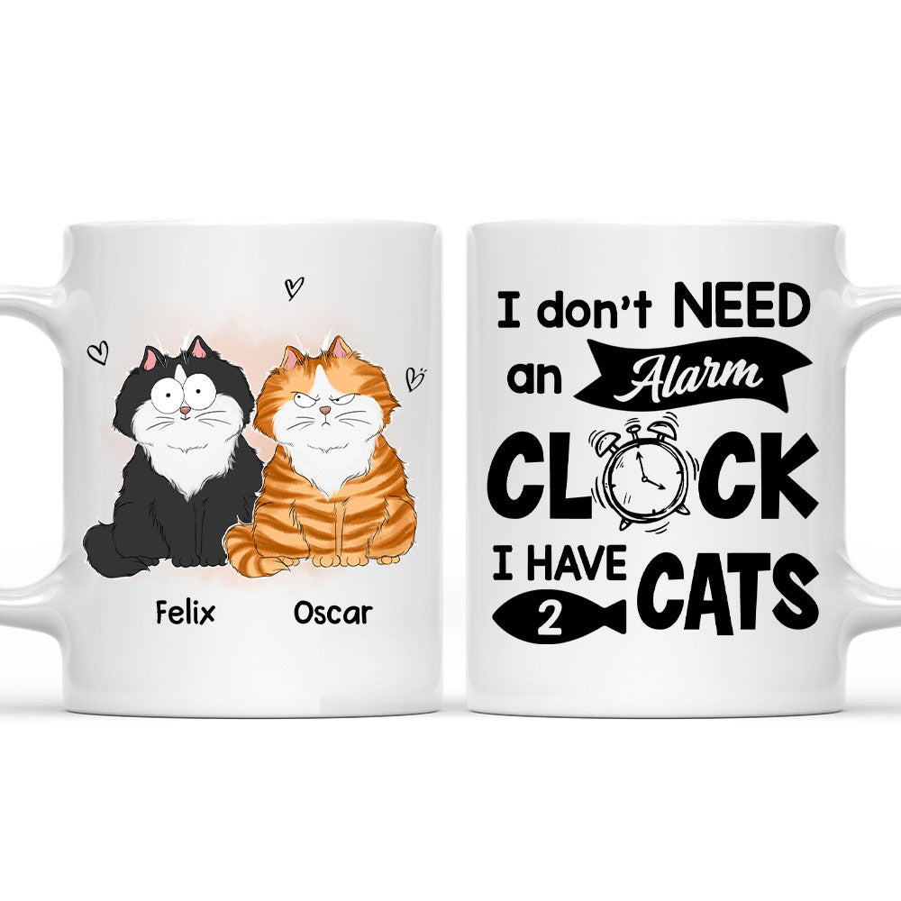 I Have Cats - Personalized Custom Coffee Mug for Pet Lovers