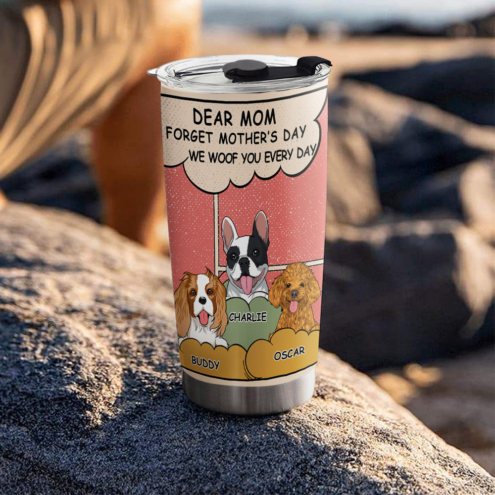 Woof You - Customizable Personalized 20oz Stainless Steel Tumbler with Thousands of Cool Designs