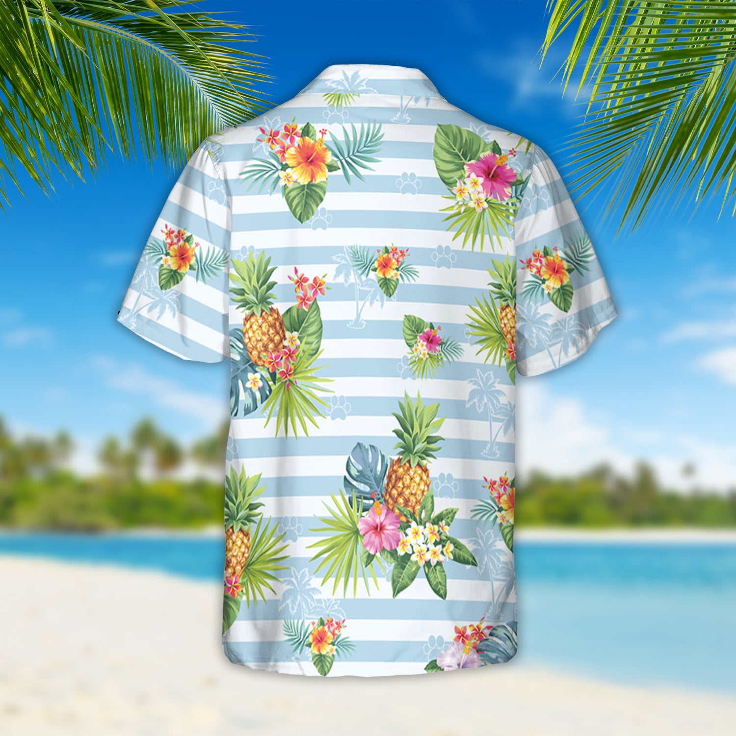 Personalized Custom Dog-themed Hawaiian Shirt for Summer
