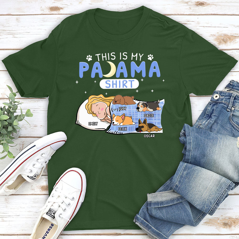 Personalized Custom Unisex Holiday Pajama T-shirt - Perfect Gift for Pet Lovers