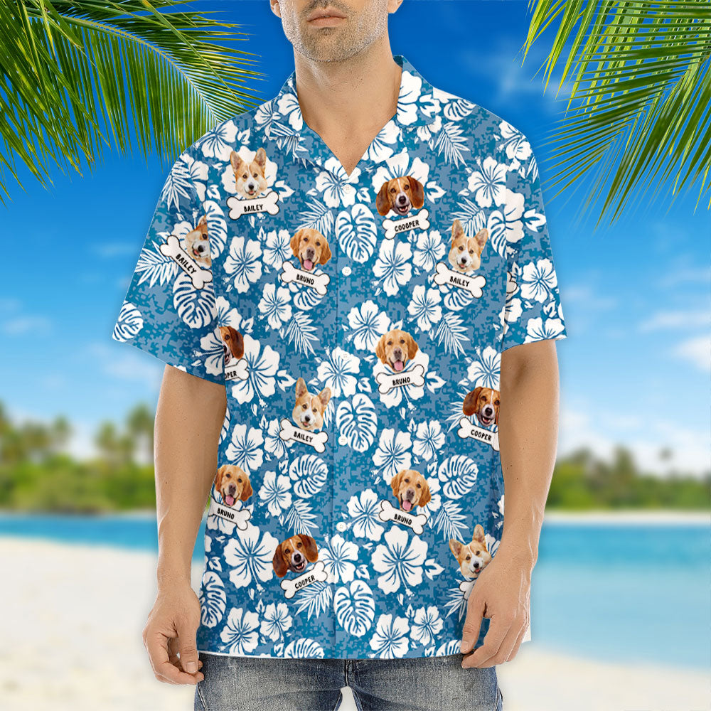 Personalized Custom Hawaiian Shirt with Pet Pattern - Ideal Gift for Summer