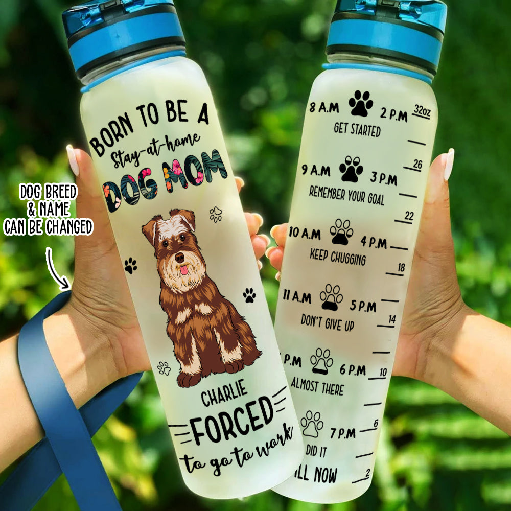 Personalized Custom Time - Marked Water Tracker Bottle for Those Forced To Go To Work