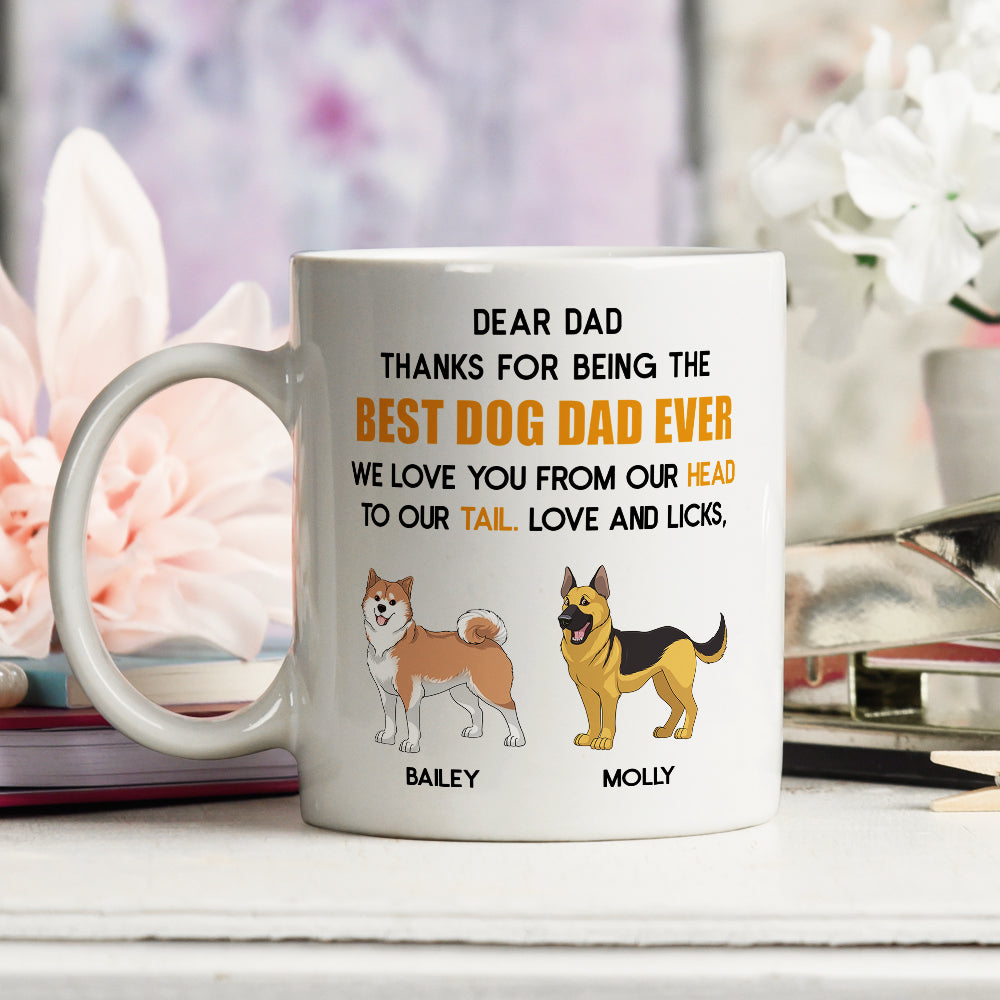 Head To Tail - Exclusive Personalized Custom Coffee Mug for Pet Lovers