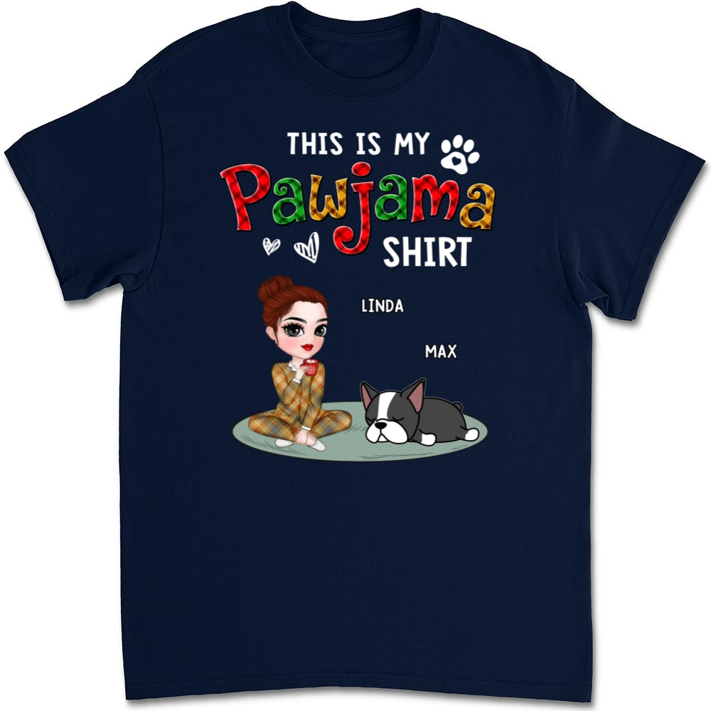 Pawjama Shirt Version 3 - Premium Personalized Custom Unisex 5.3 oz T-Shirt