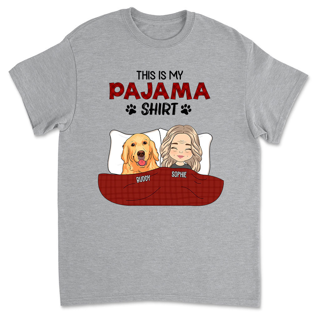 Personalized Custom Unisex Pajama Shirt - Ideal Gift for Pet Lovers