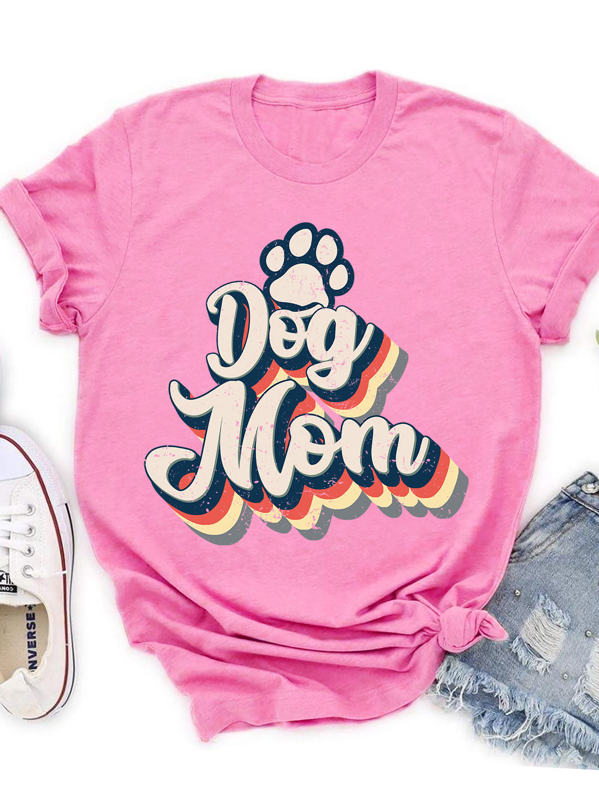 Stylish Unisex Dog Mom T-shirt - Ideal Gift for Pet Lovers