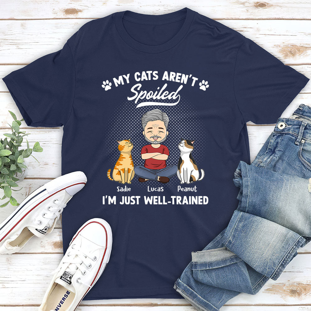 Spoiled Cat - Personalized Custom Unisex 5.3 oz T-shirt for Pet Lovers