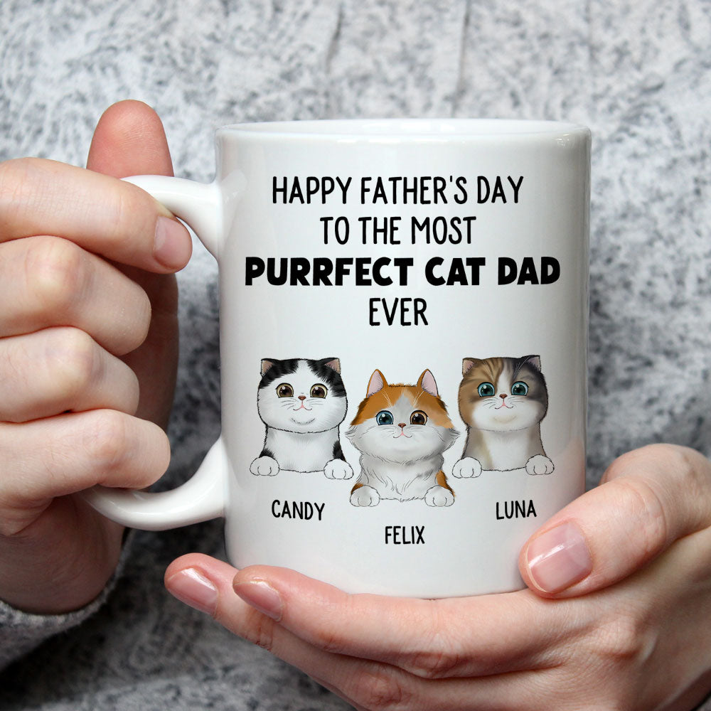 The Most Purrfect - Customizable Personalized Coffee Mug for Pet Lovers