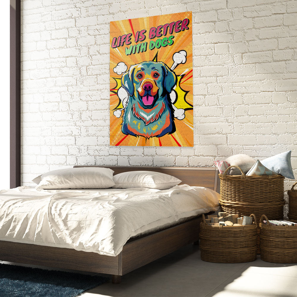 Life Is Better - High - Quality Archival Poster in 2 Sizes