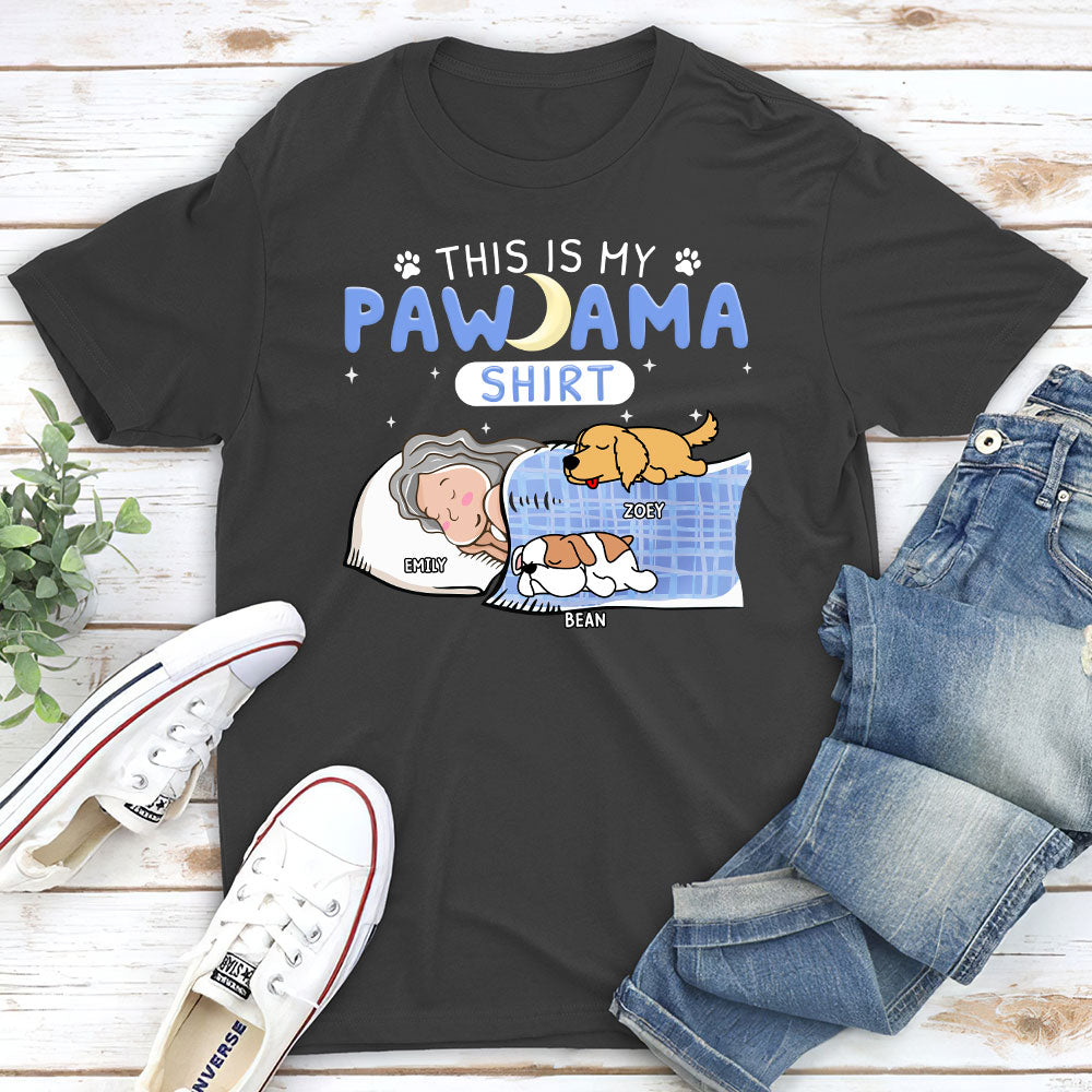 Personalized Custom Unisex Holiday Pajama T-shirt - Perfect Gift for Pet Lovers