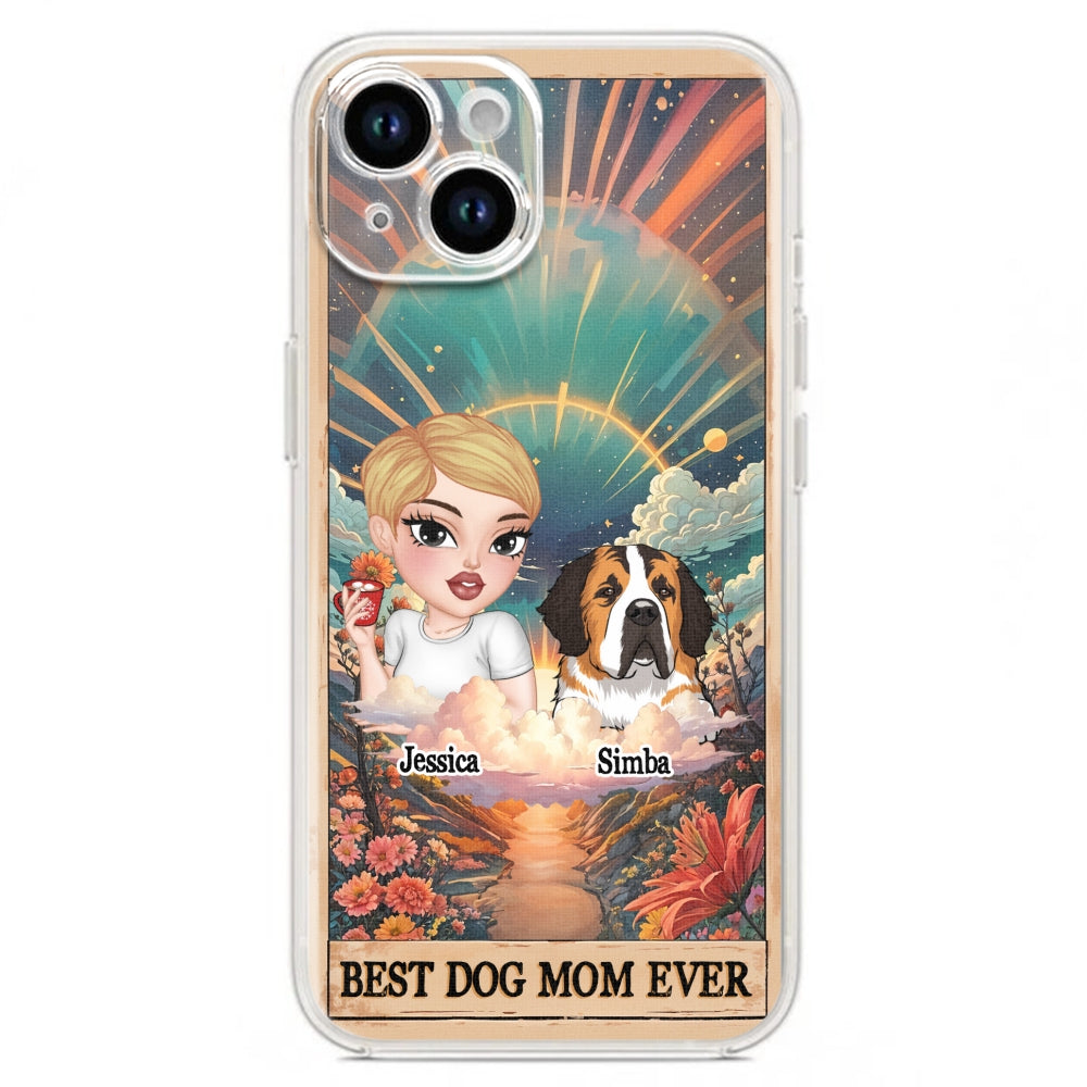 Customizable Dog Mom Tarot Personalized Phone Case - Ideal Gift for Canine - Loving Moms