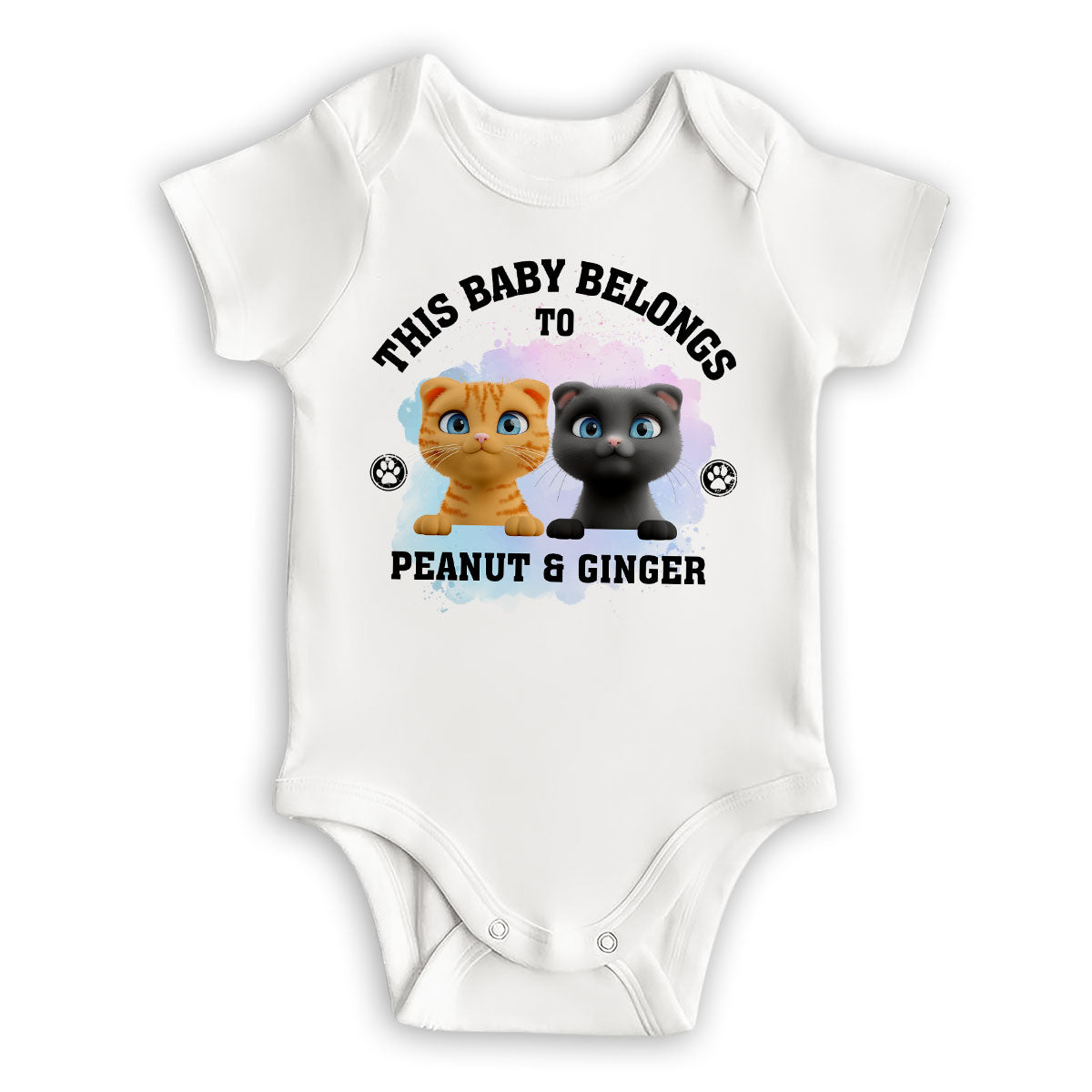 Belongs To Cats - Exquisitely Personalized Custom Baby Onesie for Unforgettable Moments