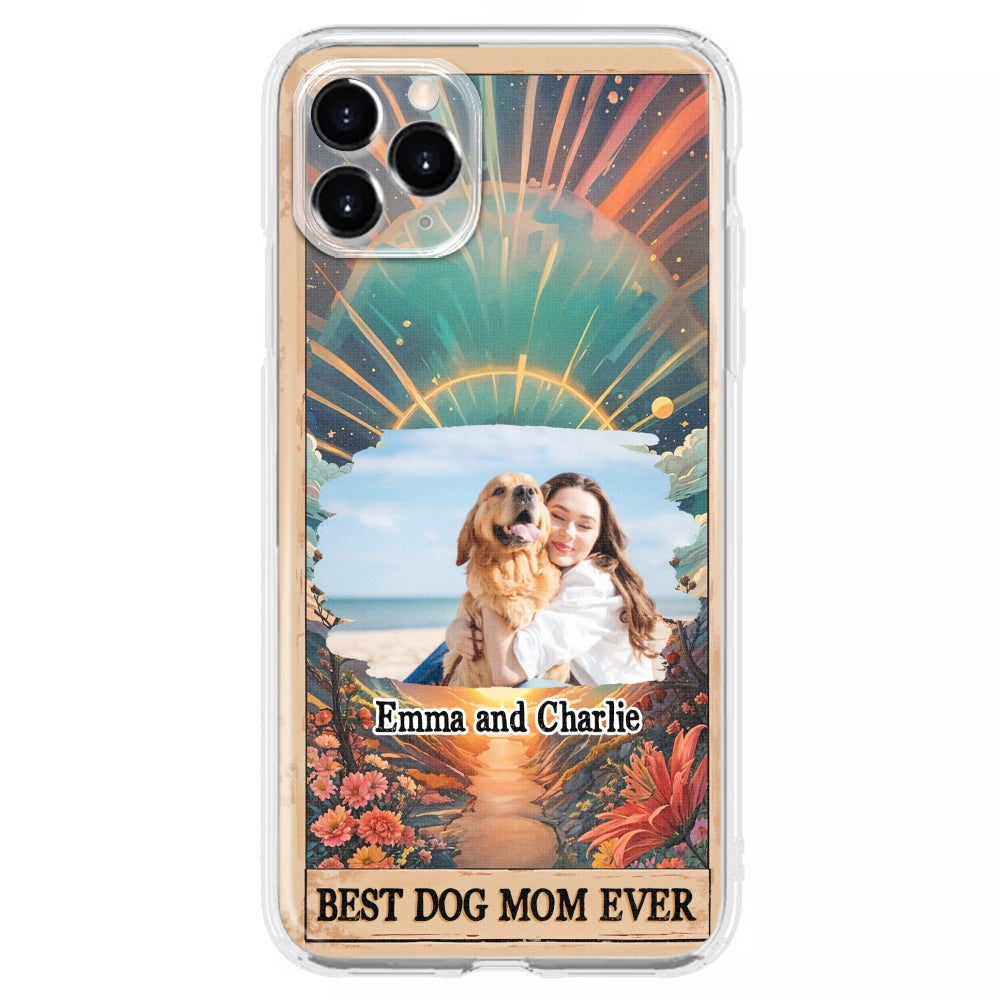 Personalized Custom Dog Mom Tarot Photo Smartphone Case - Ideal Gift for Dog Lovers
