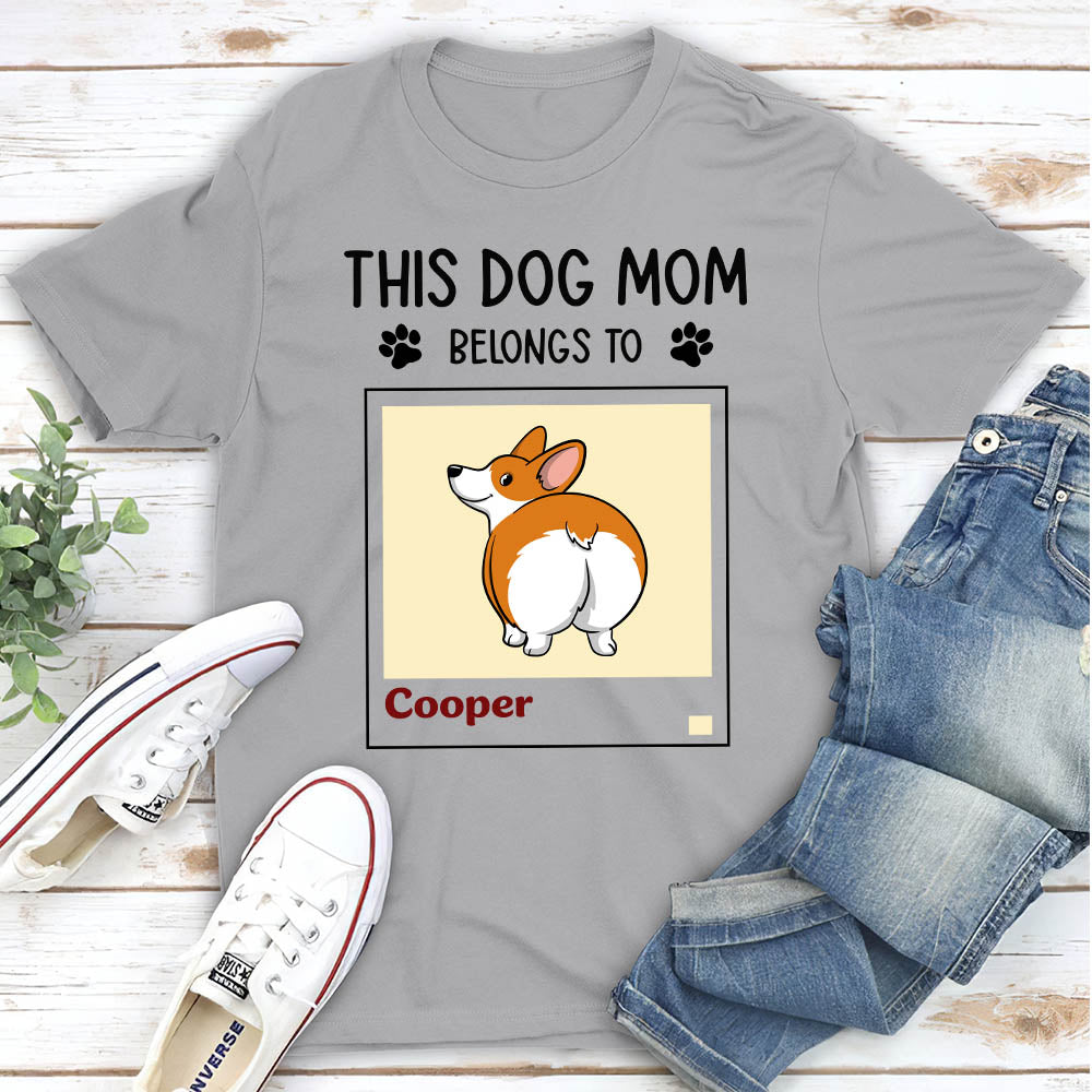 This Dog Mom - Personalized Custom Unisex 5.3 oz T-shirt for Pet Lovers
