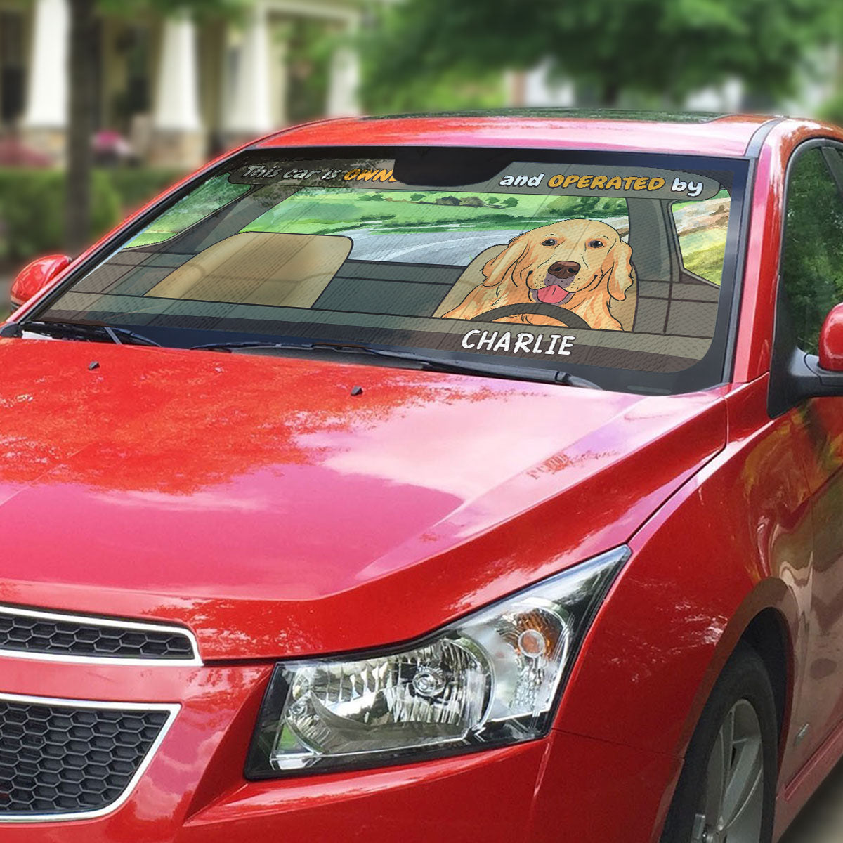 Life Is Better With Fur Babies Personalized Dog Cat Car Sunshade - High - Quality UV Protection