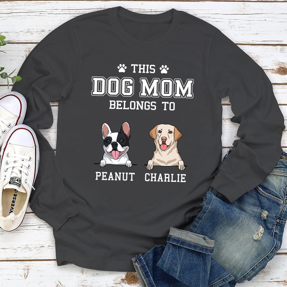 Dog Dad/Mom Exclusive - Personalized Custom Long Sleeve T-shirt for Pet Lovers