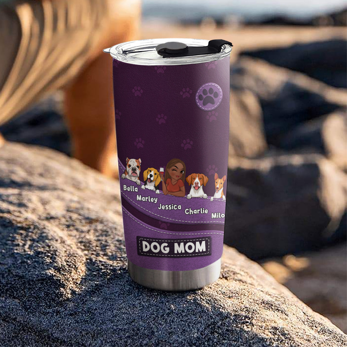 Life Is Better With Dogs - Personalized Custom 20oz Stainless Steel Tumbler with Thousands of Cool Designs
