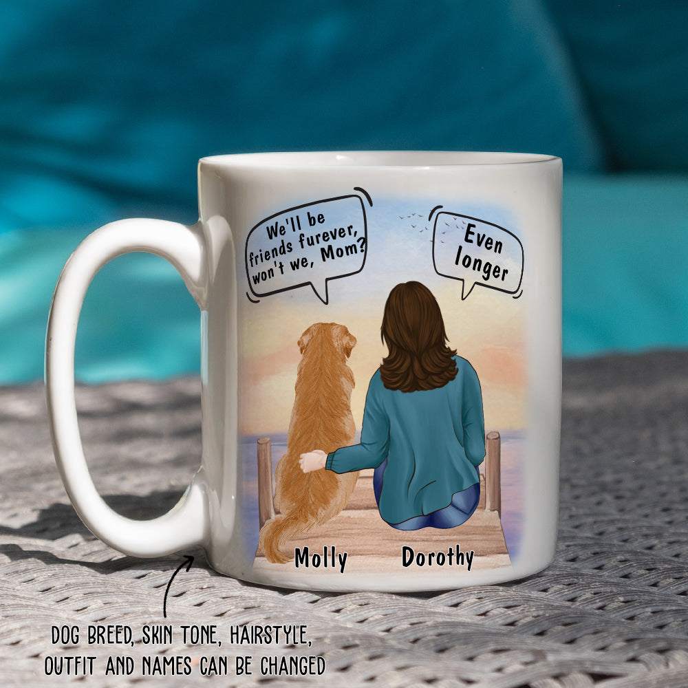Friend Forever - Exquisite Personalized Custom Coffee Mug for Pet Lovers