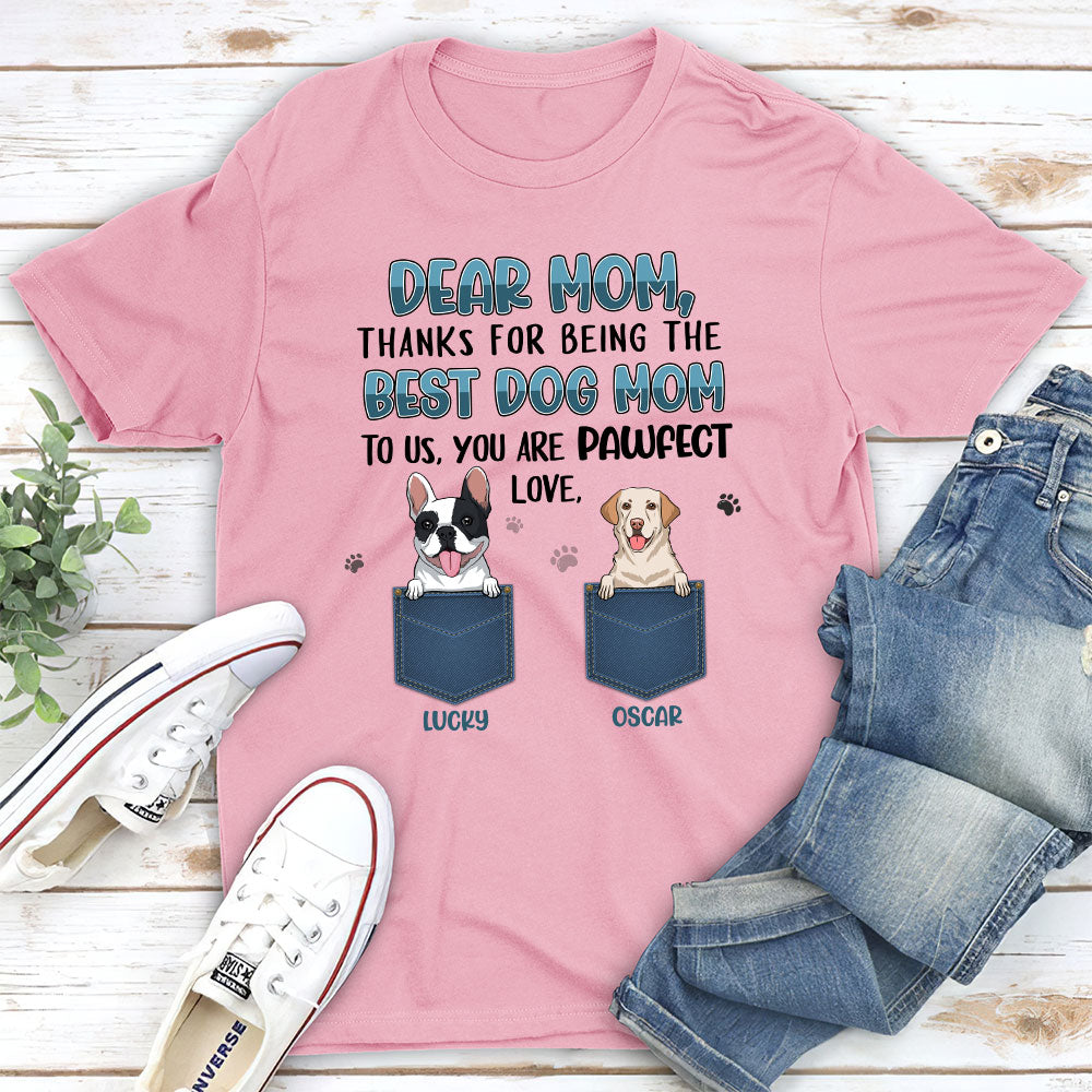 Personalized Custom Unisex Dog Thank You T-shirt - Ideal Gift for Pet Lovers