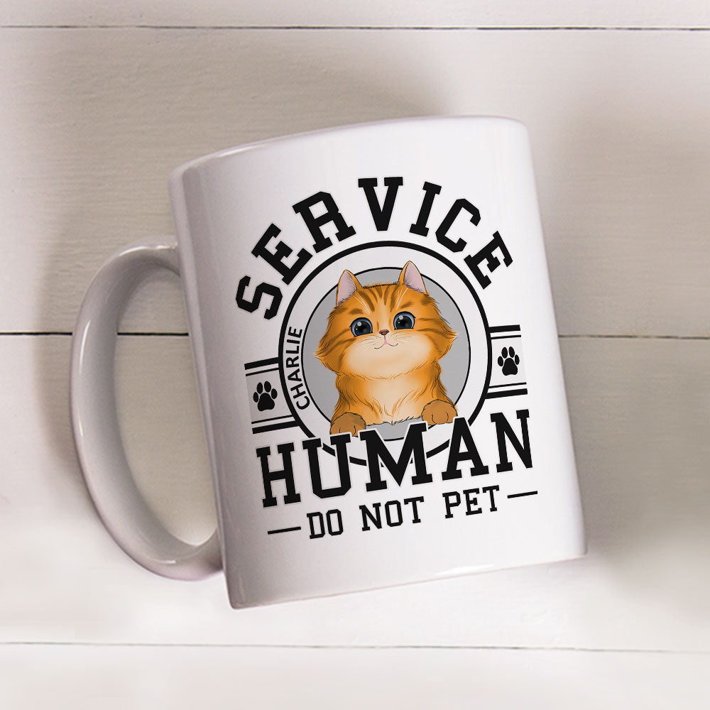 Personalized Custom Pet Service Human Logo Coffee Mug - Ideal Gift for Pet Lovers