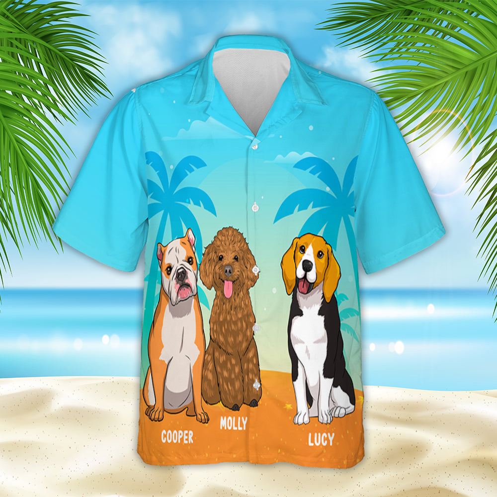 Unique Personalized Dog Hawaiian Aloha Custom Hawaiian Shirt - Ideal Gift for Pet Lovers