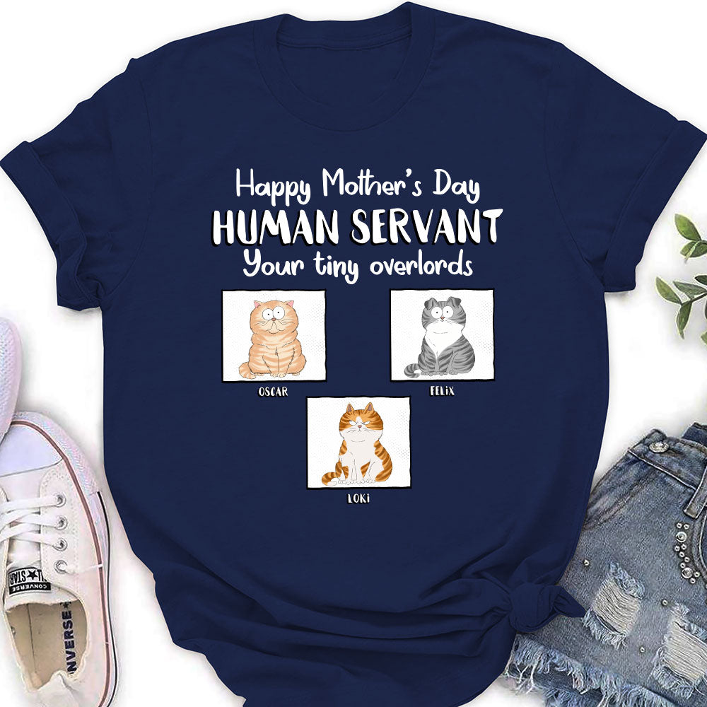 Mother's Day Personalized Custom Women's Pet Lover Servant T-shirt