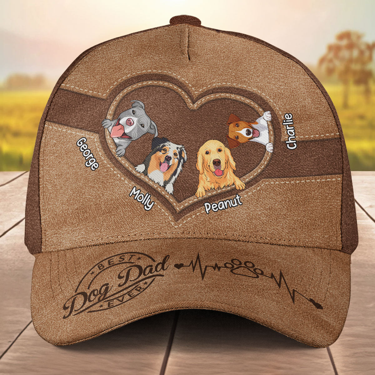 Top-Rated Personalized Custom Cap for the Best Dog Dads