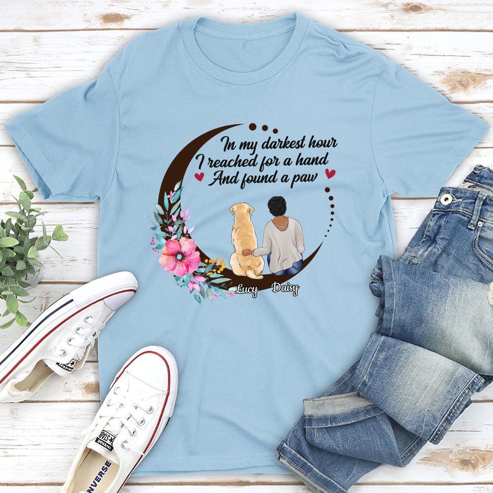 Found A Paw - Personalized Custom Unisex 5.3 oz T-shirt for Pet Lovers