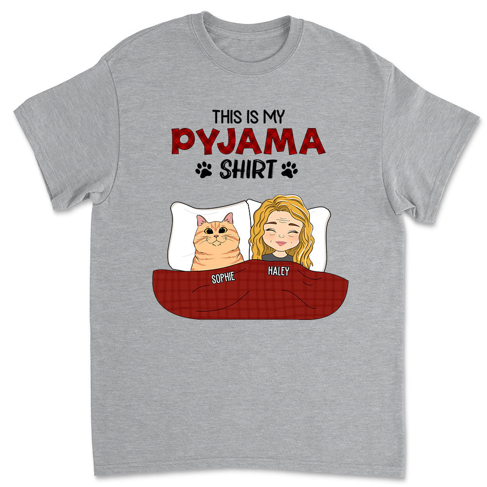 Personalized Custom Unisex Pet Pyjama T-shirt - Ideal Gift for Pet Lovers