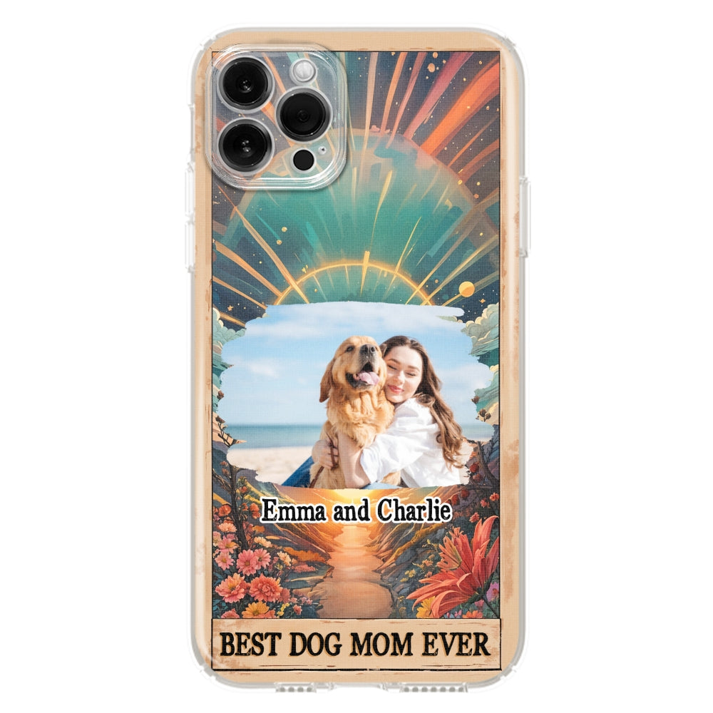 Personalized Custom Dog Mom Tarot Photo Smartphone Case - Ideal Gift for Dog Lovers