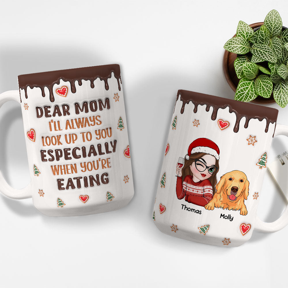 Personalized Custom 3D Inflated Effect Ceramic Mug - Ideal for All Beverages