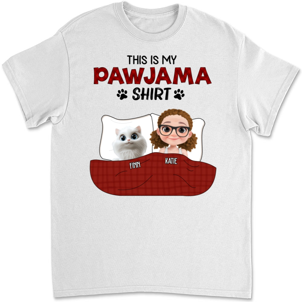 New Style Personalized Custom Unisex Pet Pawjama T-Shirt - Ideal Gift for Pet Lovers