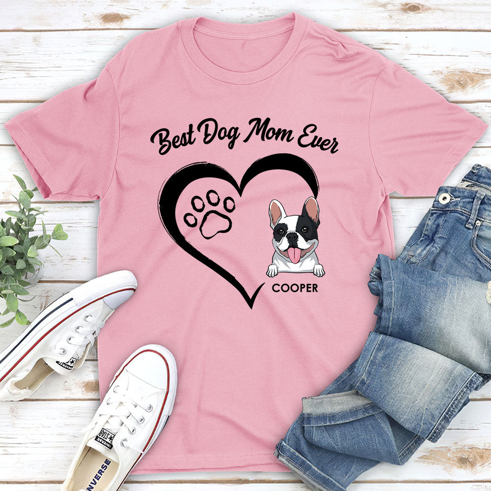 The Ultimate Personalized Custom Unisex T-shirt for the Best Dog Mum Ever