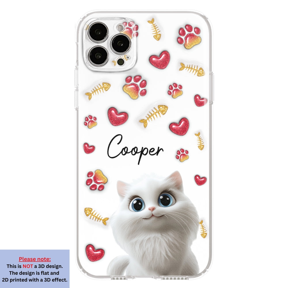 My Adorable Baby Cats - Customizable 3D Inflated Effect Personalized Phone Case for All Smartphones