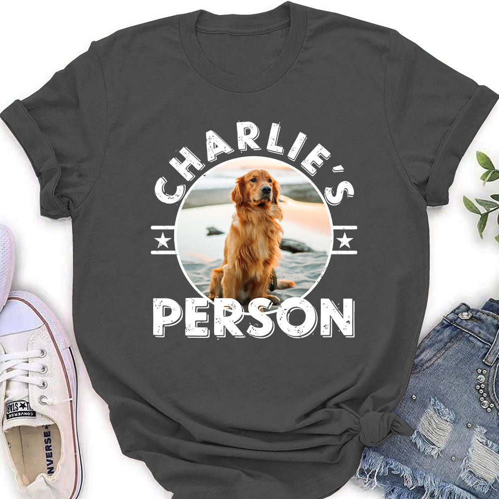 Customizable Dog - Lover Circle Personalized Women's T - shirt: A Perfect Gift for Pet Enthusiasts