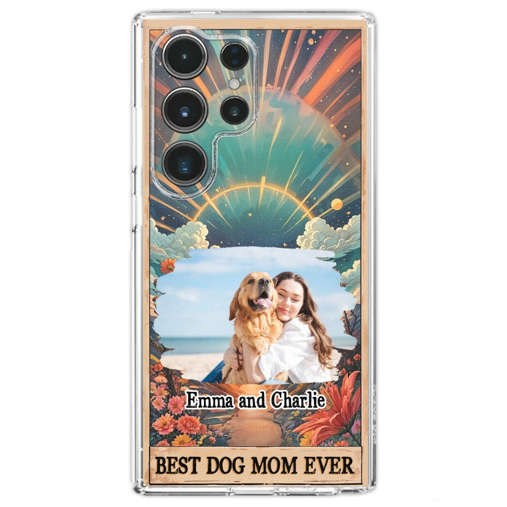 Personalized Custom Dog Mom Tarot Photo Smartphone Case - Ideal Gift for Dog Lovers