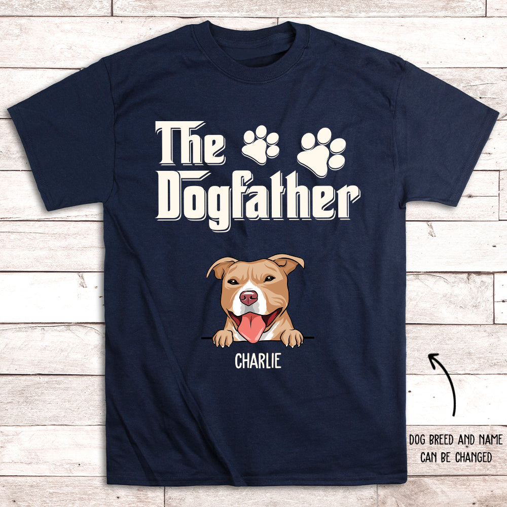 The Dogfather - Exclusive Personalized Custom Premium Men's T-shirt