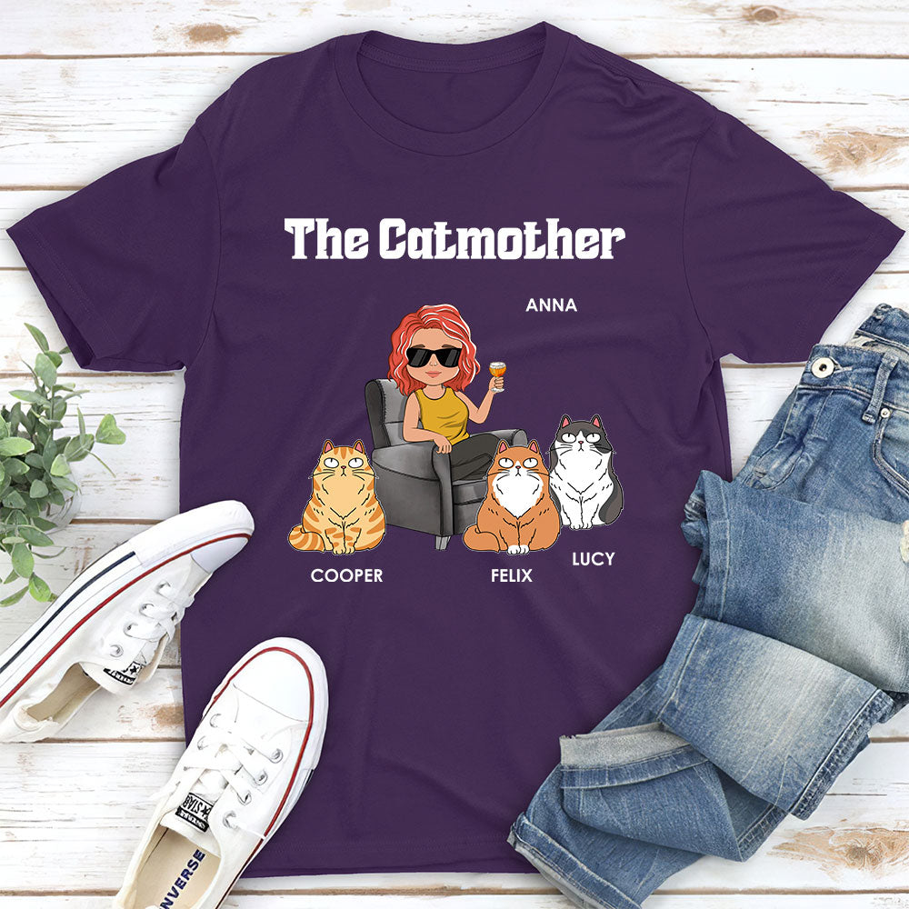 The Catmother - Personalized Custom Unisex 5.3 oz T-shirt for Pet Lovers