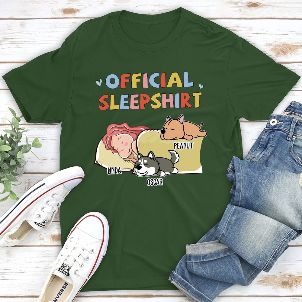 Sleeping Dog Sleepshirt Version 2 - Personalized Custom Premium Men's 4.2 oz T-shirt