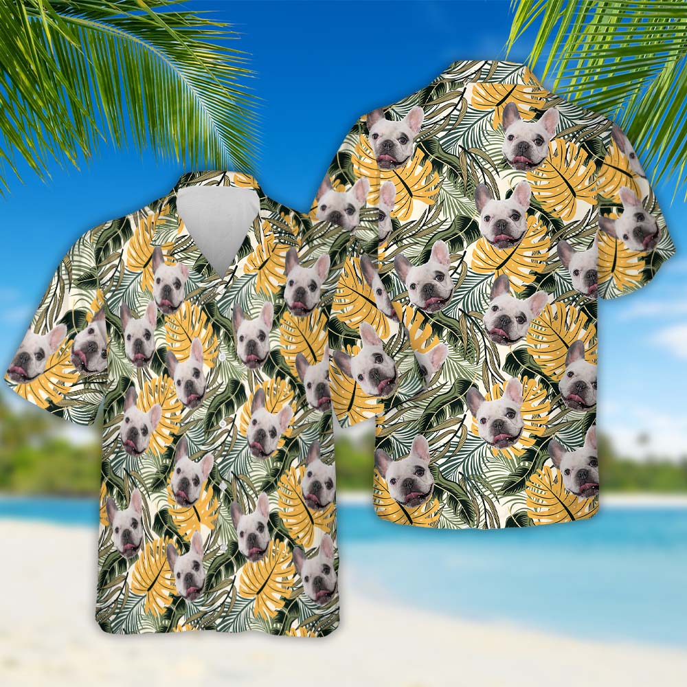 Summer with Your Beloved Pet - Exclusively Personalized Custom Hawaiian Shirt