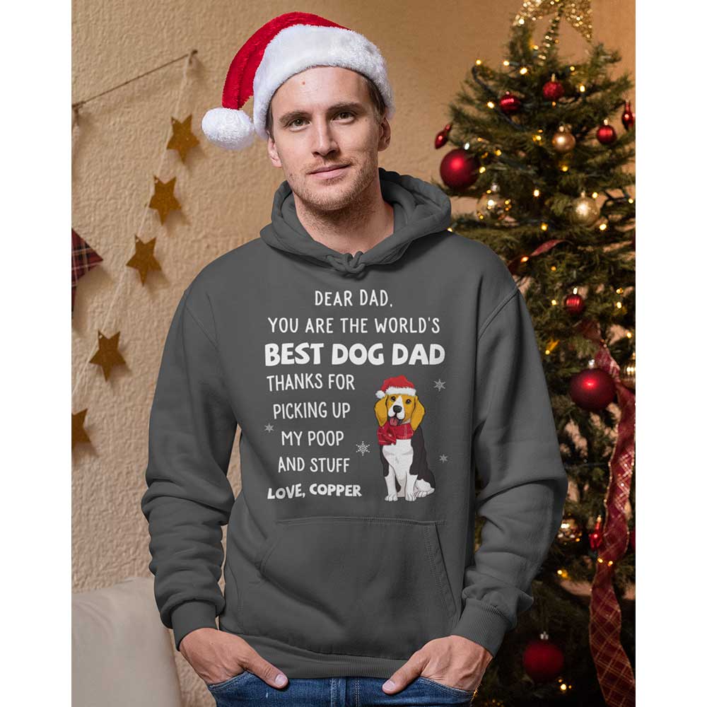 Thank You Dad/Mom - Personalized Custom Unisex 8.0 oz Hoodie for Pet Lovers