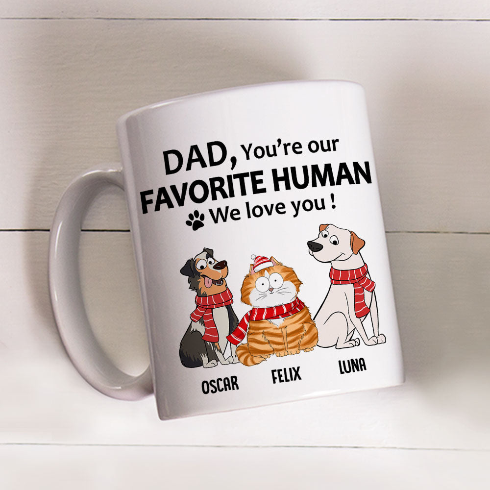 To My Human - Exquisite Personalized Custom Coffee Mug for Pet Lovers