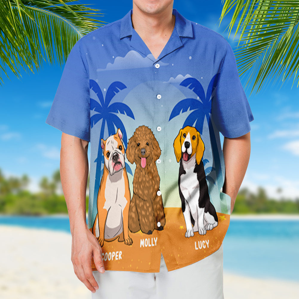 Unique Personalized Dog Hawaiian Aloha Custom Hawaiian Shirt - Ideal Gift for Pet Lovers