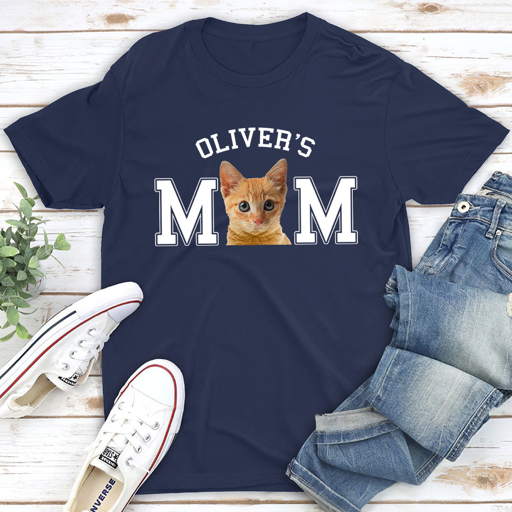 Dad/Mom Personalized Custom Unisex Basic Photo T-shirt - Ideal Gift for Pet Lovers