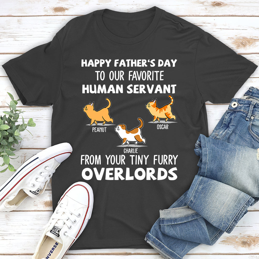 Human Servant - Personalized Custom Unisex 5.3 oz T-shirt for Pet Lovers