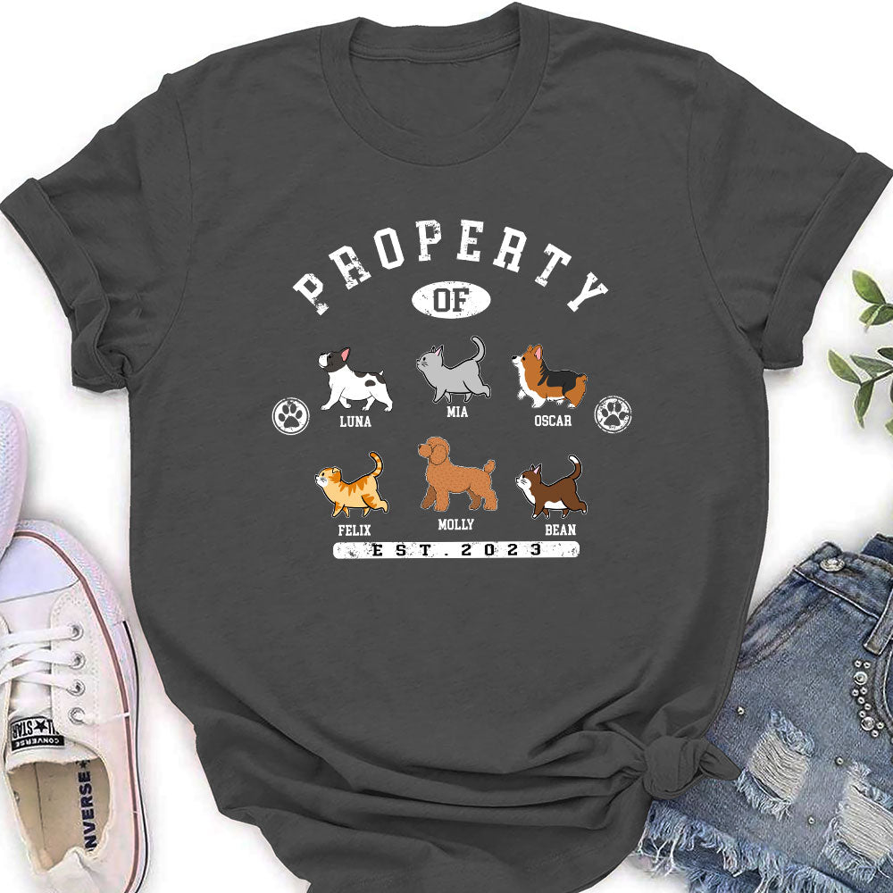 Personalized Custom Women's Pet - Themed T - shirt: Perfect Gift for Pet Lovers