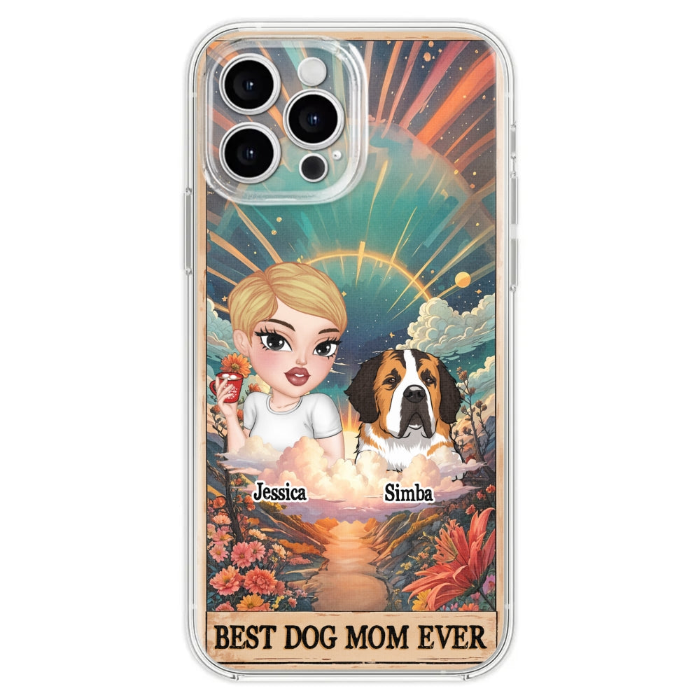 Customizable Dog Mom Tarot Personalized Phone Case - Ideal Gift for Canine - Loving Moms