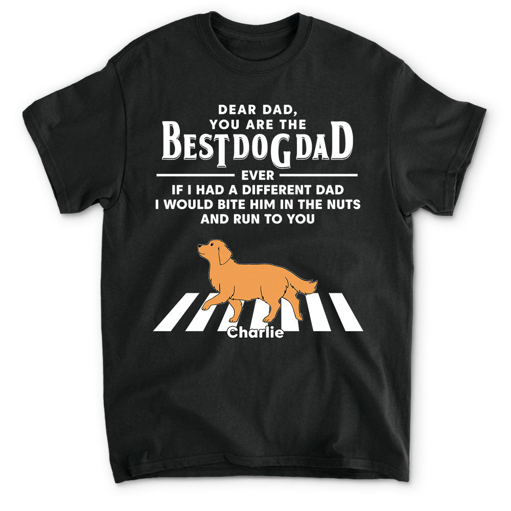 Customizable Unisex Personalized T-shirt - Dogs Run To You (Up To 4 Dogs) for Pet Lovers